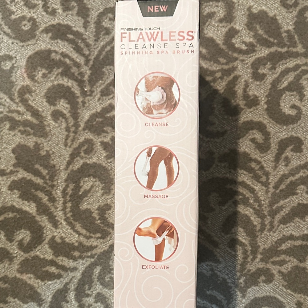Finishing Touch Flawless Cleanse Spa Brush - Pink  unopened box - Picture 3 of 7